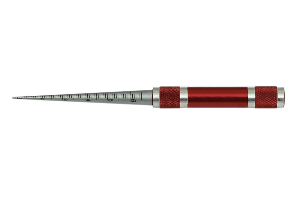 Stożek pomiarowy (sprawdzian stożkowy) 1-6,5 mm/0,1 mm - mikromierz.pl