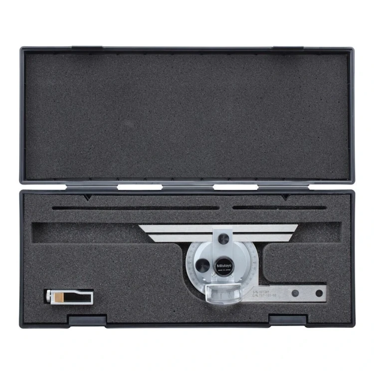 Kątomierz uniwersalny Mitutoyo 0-360°/ 5' z lupą (187-907-10)