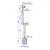 Statyw magnetyczny, przegubowy Insize 800 N (6208-80A)