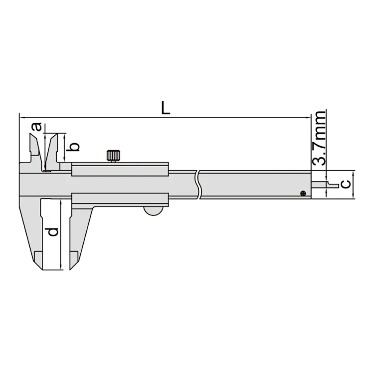 Suwmiarka noniuszowa Insize 0-150/0,02 mm (1205-1501S)