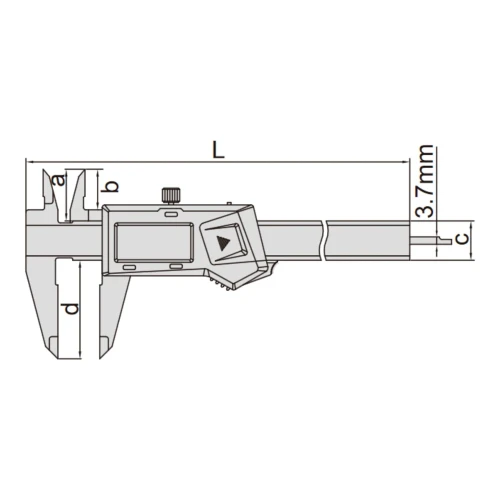 Suwmiarka cyfrowa Insize 0-150 mm; 0-6" (1108-150)