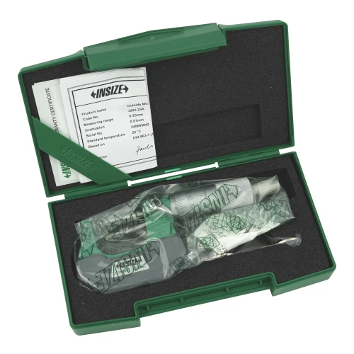 Mikrometr zewnętrzny Insize 0-25/0,01 mm (3202-25A)