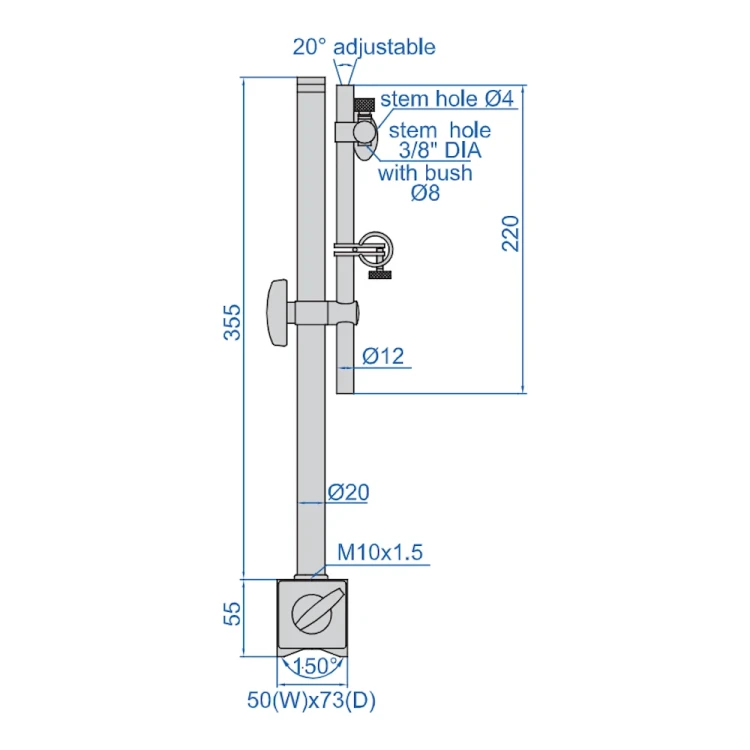Statyw magnetyczny Insize 1000 N (6202-100)