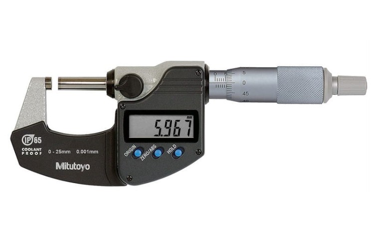 Mikrometr cyfrowy Mitutoyo Digimatic IP65 0-25/0,001 mm (293-240-30)