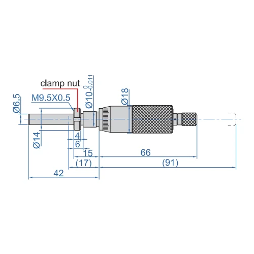 Głowica mikrometryczna Insize 0-25/0,01 mm (6381-25)