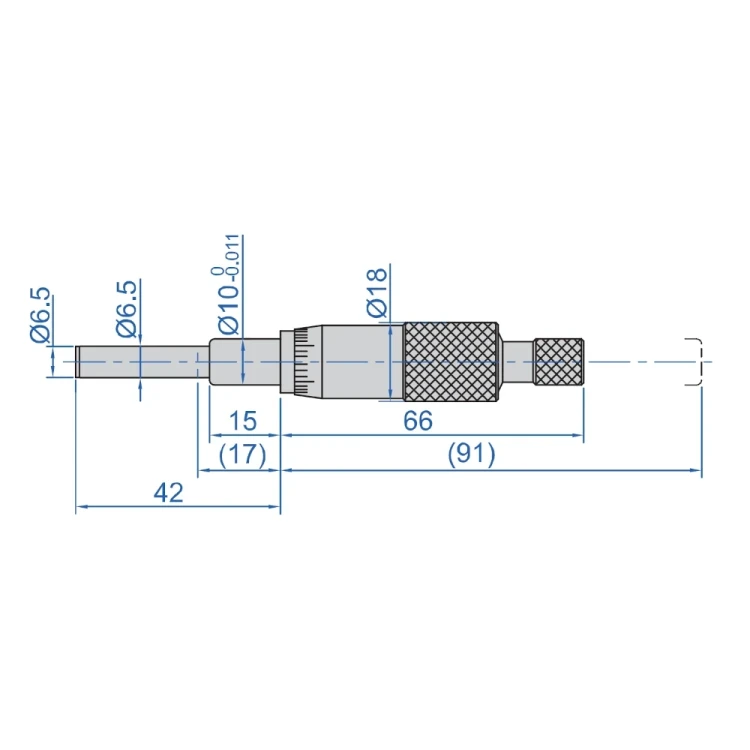 Głowica mikrometryczna Insize 0-25/0,01 mm (6381-25W)