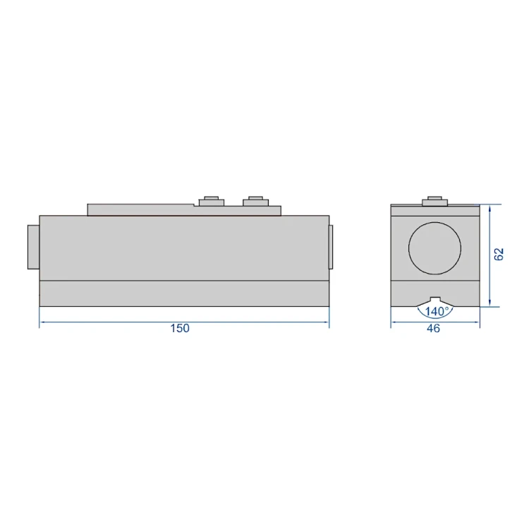 Poziomnica cyfrowa, prosta Insize 150/0,01 mm (4950-1)