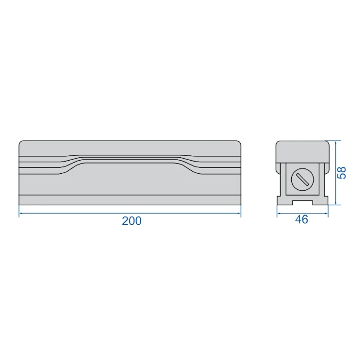 Poziomnica cyfrowa, prosta Insize 200/0,01 mm (4953-200)