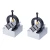 Pryzmy pomiarowe (2 szt.) Insize 70x63x31 mm (6806-20)