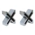 Pryzmy pomiarowe (2 szt.) Insize 200x170x90 mm (6805-2)