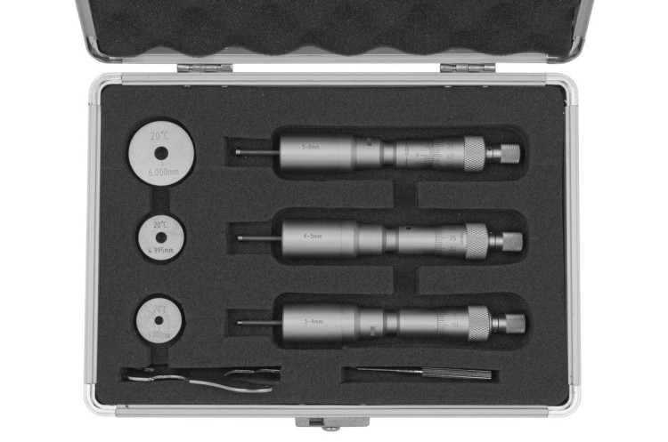 Średnicówka mikrometryczna 2-punktowa 3-6/0,001 mm