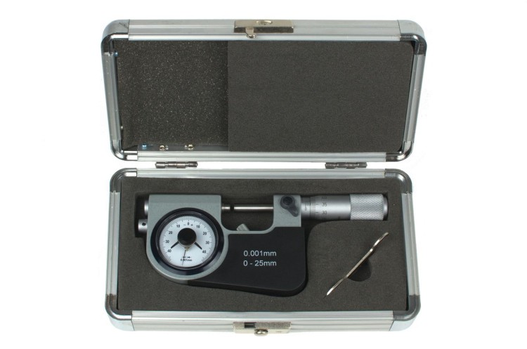 Mikrometr czujnikowy (pasametr) QLR 0-25/0,001 mm