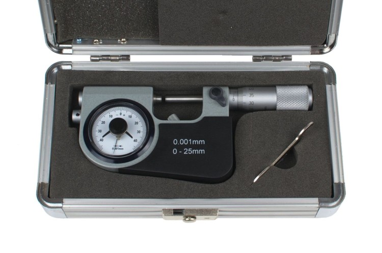 Mikrometr czujnikowy (pasametr) QLR 0-25/0,001 mm