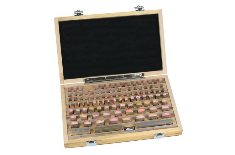 Płytki wzorcowe (stalowe) 122 szt. klasa 1