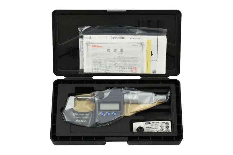 Mikrometr cyfrowy Mitutoyo Digimatic IP65 0-25/0,001 mm (293-240-30)