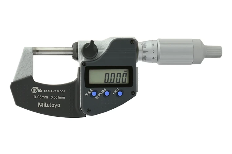 Mikrometr cyfrowy Mitutoyo Digimatic IP65 0-25/0,001 mm (293-234-30)