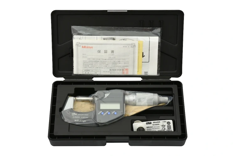 Mikrometr cyfrowy Mitutoyo Digimatic IP65 0-25/0,001 mm (293-234-30)