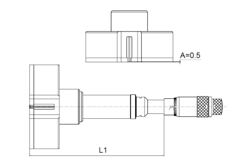 Średnicówka mikrometryczna 3-punktowa QLR 125-150/0,005 mm