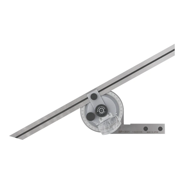 Kątomierz uniwersalny Marui Keiki 0-360°/ 5' z lupą (BP-301)